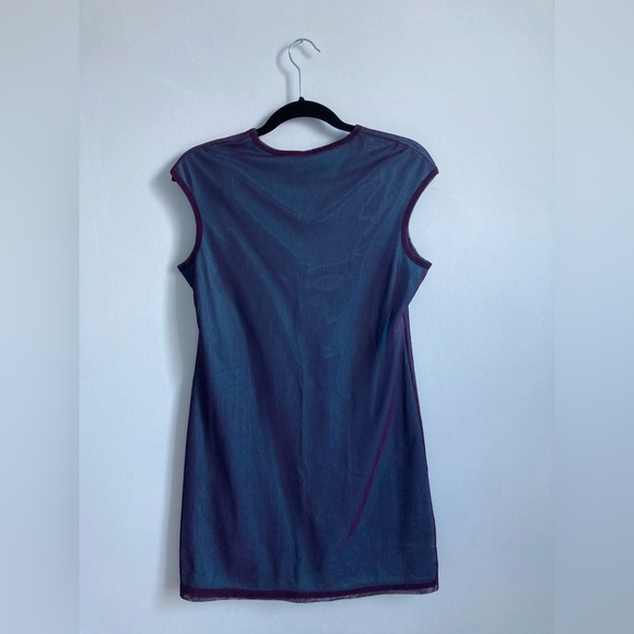 Free People Holographic Mesh Mini Dress - Picture 3 of 8